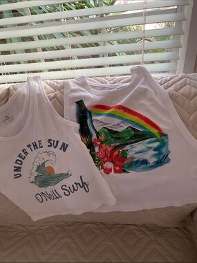 Oneill womans crop tanks